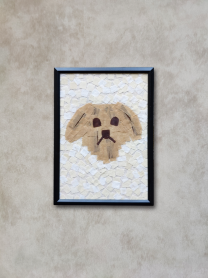 Poodle Face Art frame